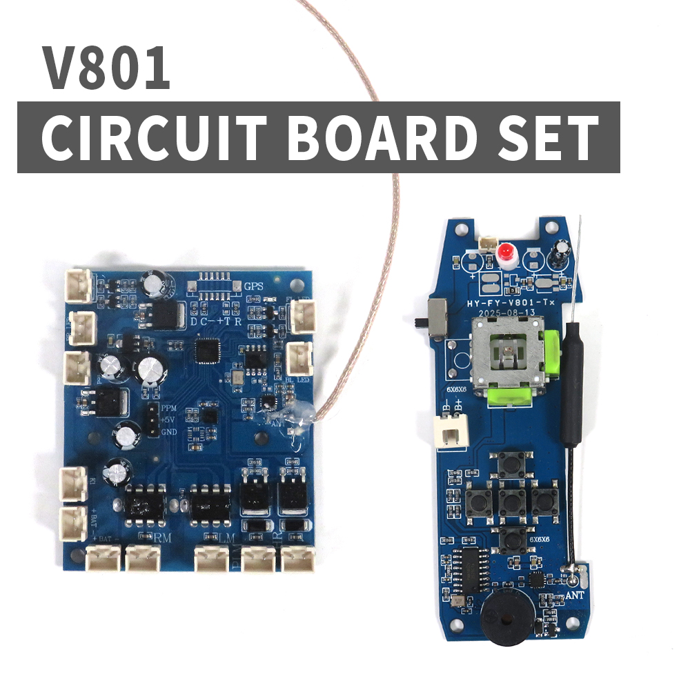 Drone Power Distribution Board - ชุดแผงวงจรอะไหล่แท้ Flytec V801 RC Fishing Bait