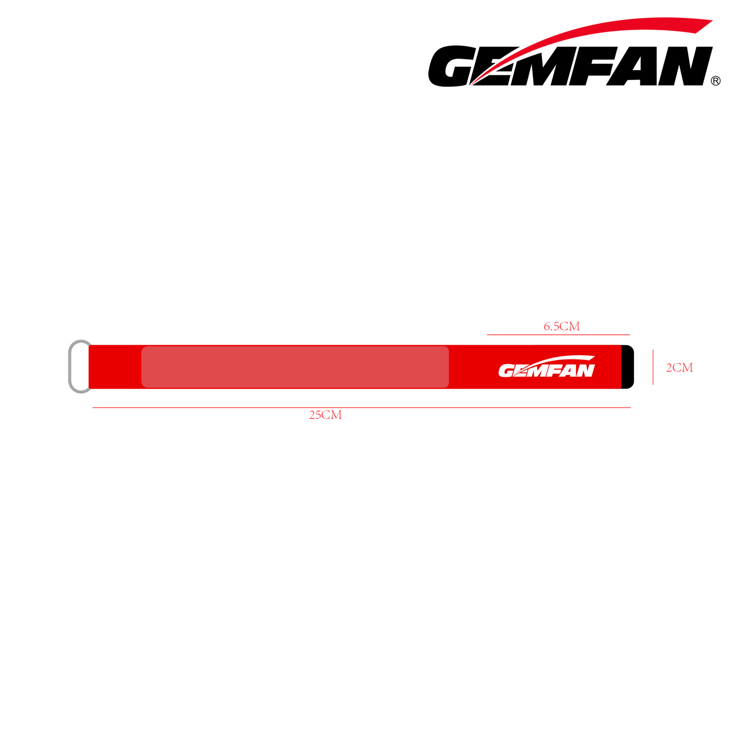 2pcs GEMFAN แบตเตอรี่ 250*16 ม - Drone Battery Strap บทวิจารณ์และราคา