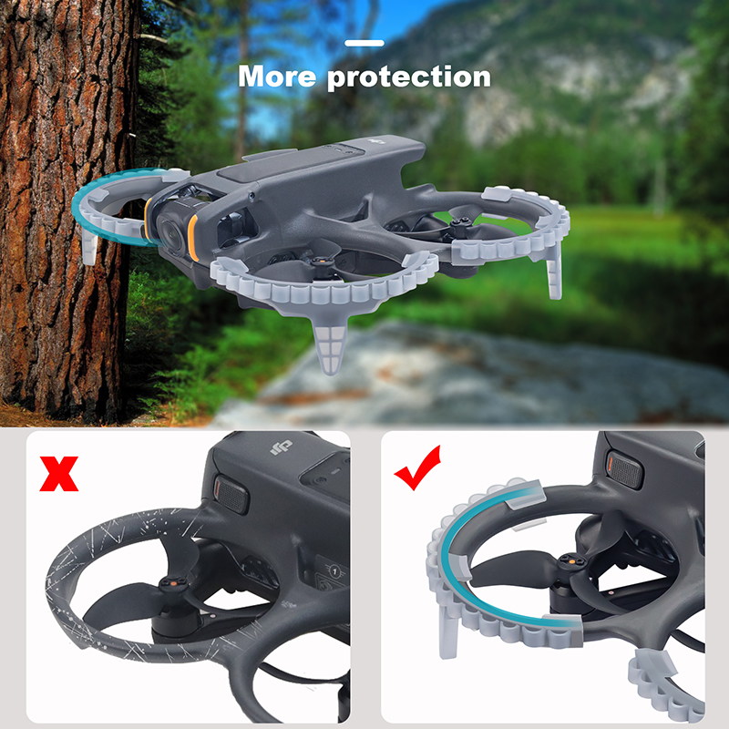ขาตั้งโดรน 4 ชิ้น พร้อมวงแหวนป - Drone Propeller Guard บทวิจารณ์และราคา