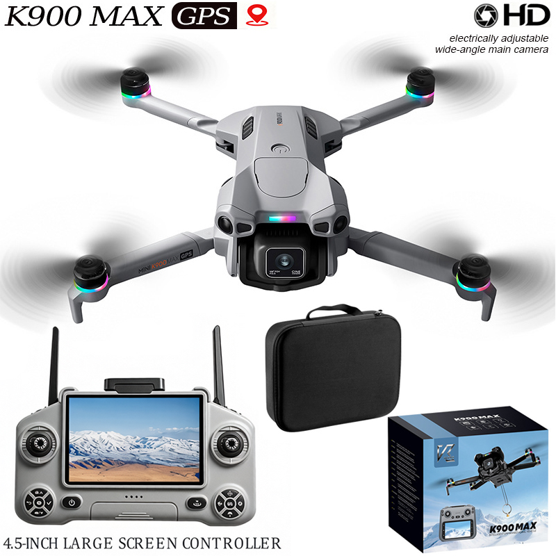 ชุดโดรน K900 Max พร้อมจอควบคุม - Drone Gps Mount บทวิจารณ์และราคา
